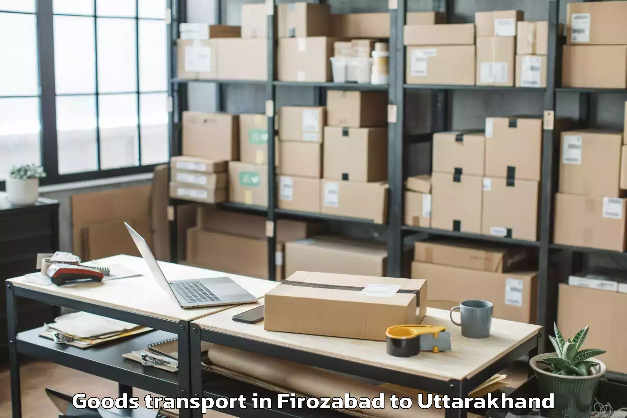 Book Firozabad to Devaprayag Goods Transport